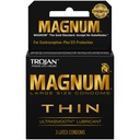 Trojan Black Magnum Thin 3/Pack - 6 Packs 64603
