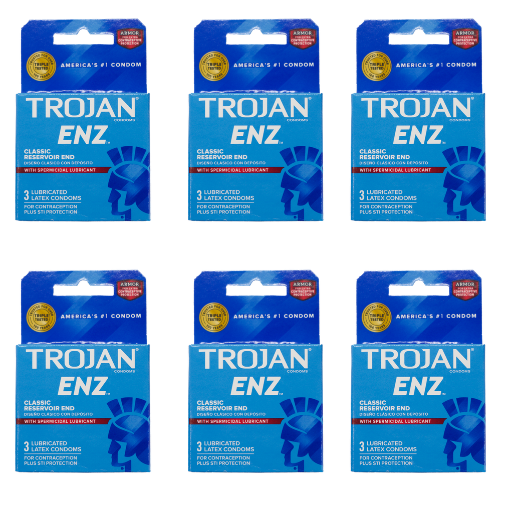 Trojan Dark Blue 3/Pack - 6 Packs 93150