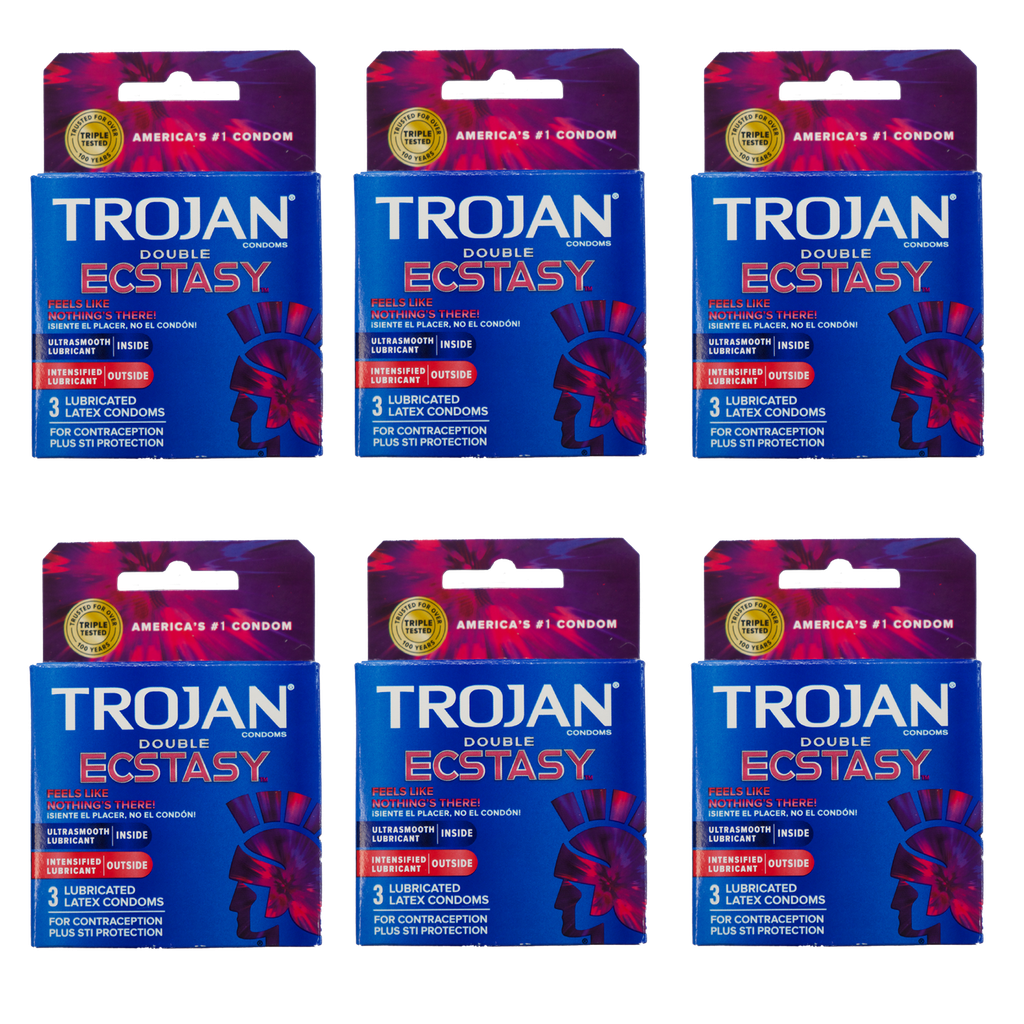 Trojan Double Ecstasy 3/Pack - 6 Packs 01961