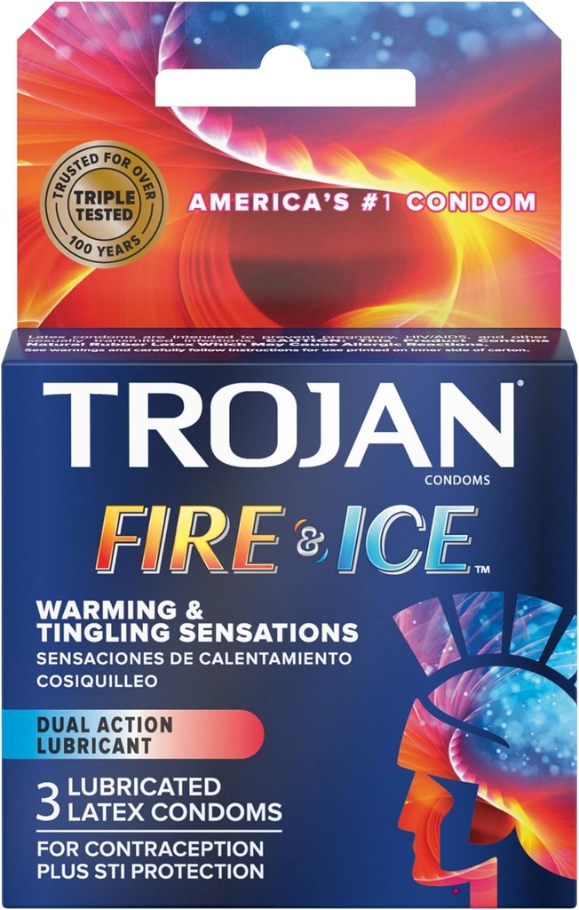 [CON038] Trojan Fire & Ice 3/Pack - 6 Packs 96003