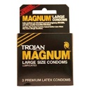 Trojan Magnum Black 3/Pack - 6 Packs 64203