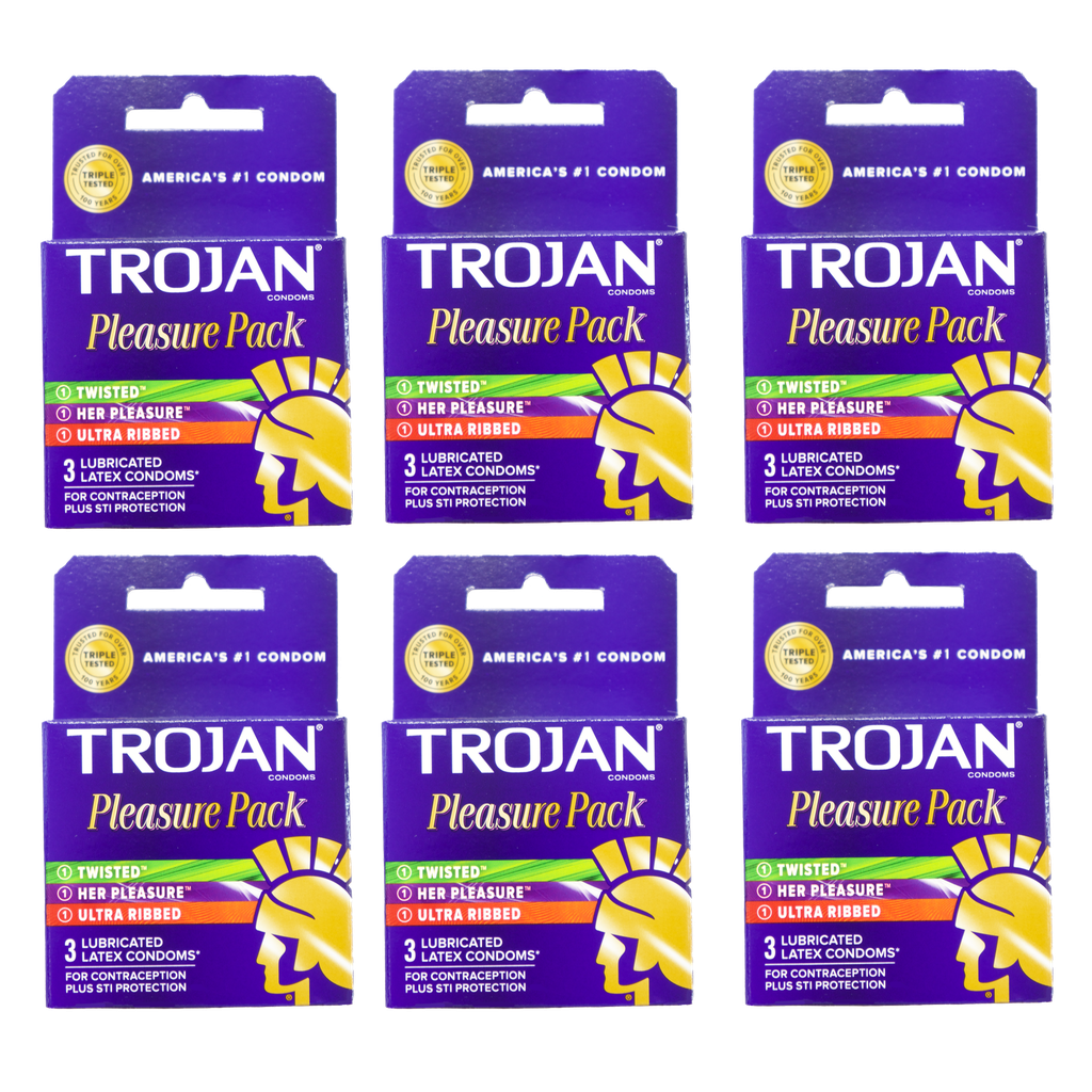 Trojan Pleasure Pack 3/Pack - 6 Packs 95321