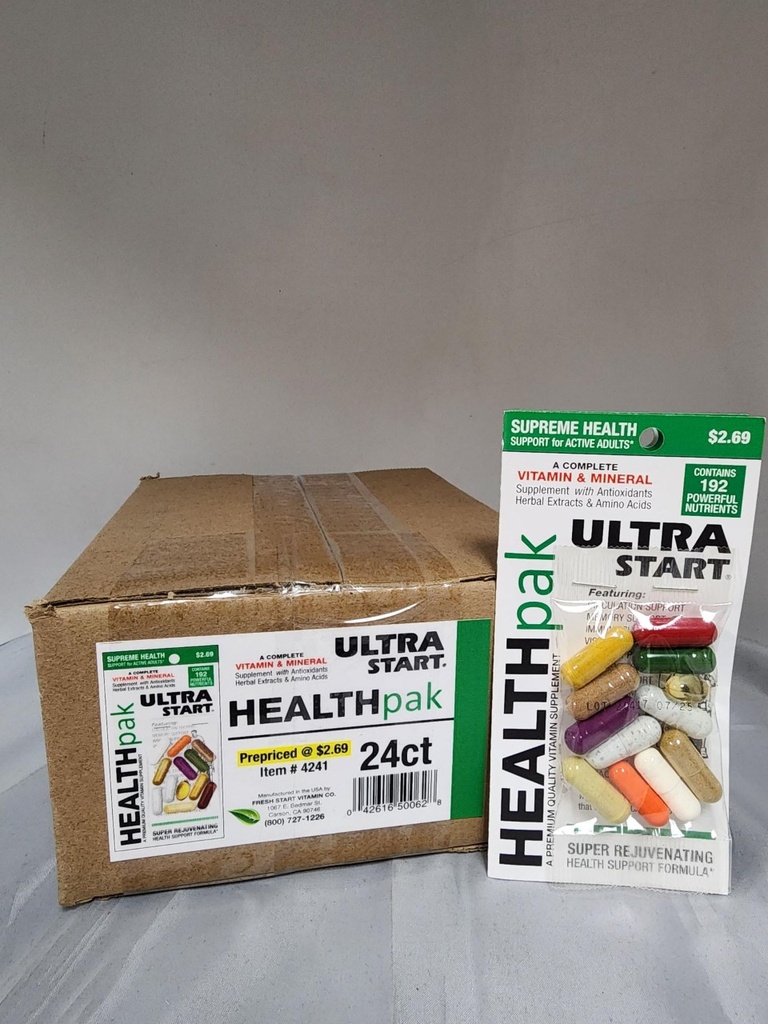 Ultra Start Vitamins 24 Cards/Box 1 ct