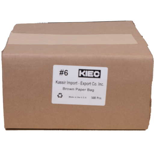 [BAG029-6] Brown Paper Bag - KIEC -#6/ 500ct Bundle/ 1 ct
