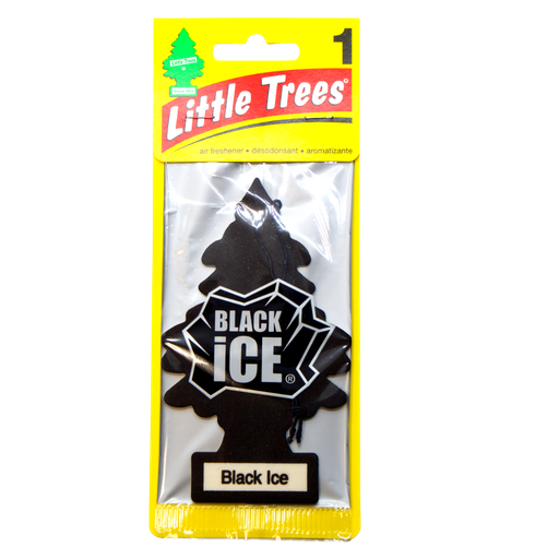 [AF095/Ice] Car-Freshener Little Trees Single - 24 ct./Pack - Black Ice
