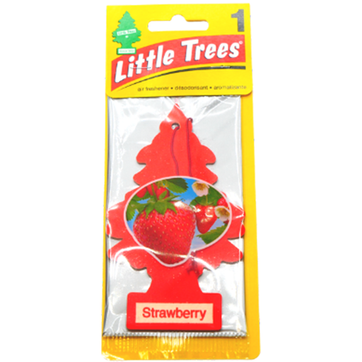 [AF092/Strawberry] Car-Freshener Little Trees Single - 24 ct./Pack - Strawberry