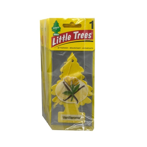 [AF090/Vanilla] Car-Freshener Little Trees Single Pack- 24ct/Pack Vanillaroma