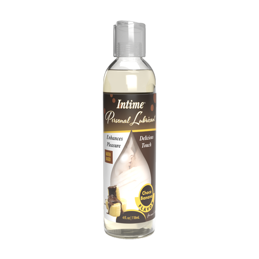 [LUB/BANANA03] Intime Personal Lubricant Water Based 4 oz Choco Banana -1 Ct