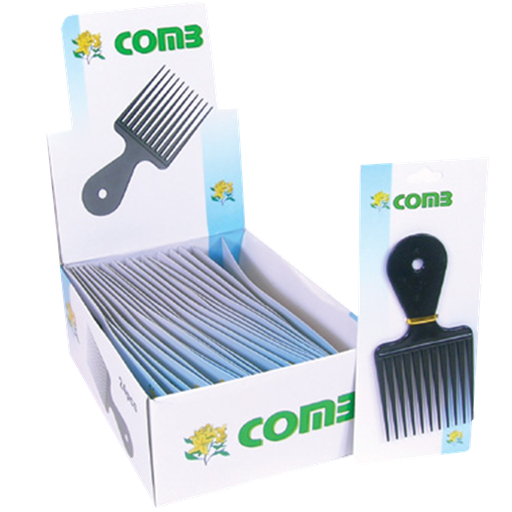 [HB018] Comb Picks Carded, 24 ct./ Box