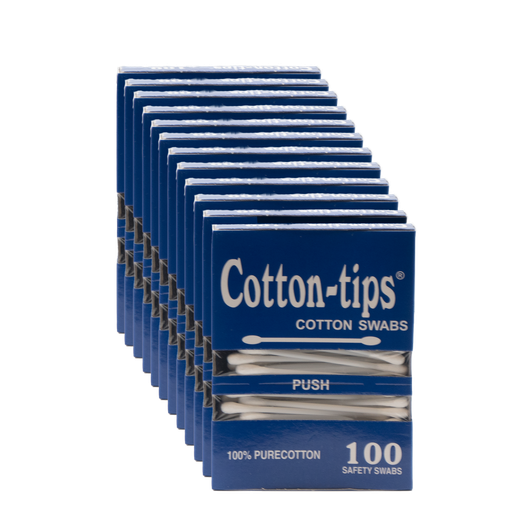 [HI060] Cotton Tip - KC 100ct - Pack -12 Packs Disp / 1ct