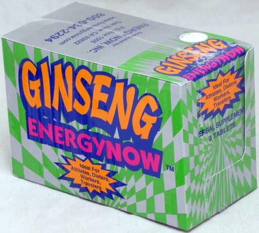 [VIT018] Energy Now - Ginseng 3 Tabs/Pack, 24 Packs/Box