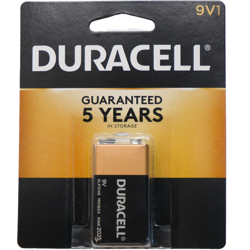 [BAT007-48] 9V 1 pack Duracell USA Coppertop - pack of 12
