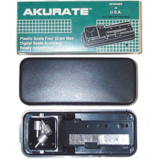 [SC009] Akurate Plastic Scale Black / 1ct