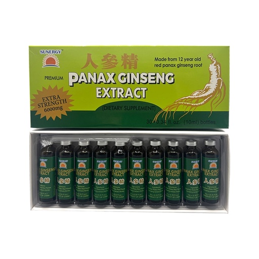 [VIT039] Sunergy Panax Ginseng Extract 10mL / 30ct Box