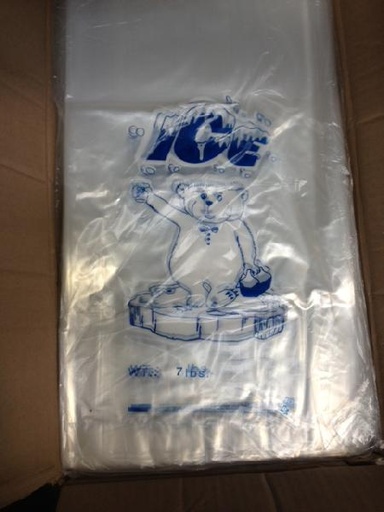 [BAG013-KC] ICE  Bag - 7 LBS  IMPORTED BY KC / 1000 ct