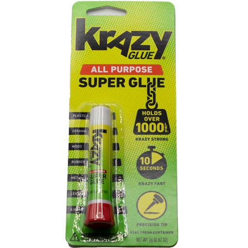 [KG001] Krazy Glue 1 Pack Carded - 12 Cards/Box