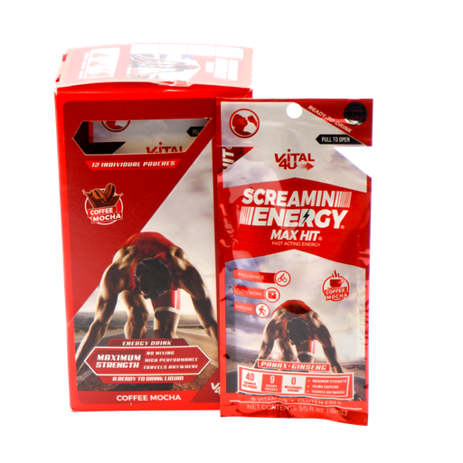 [VIT035-Red] Liquid Energy Screaming 12 Packs/Box
