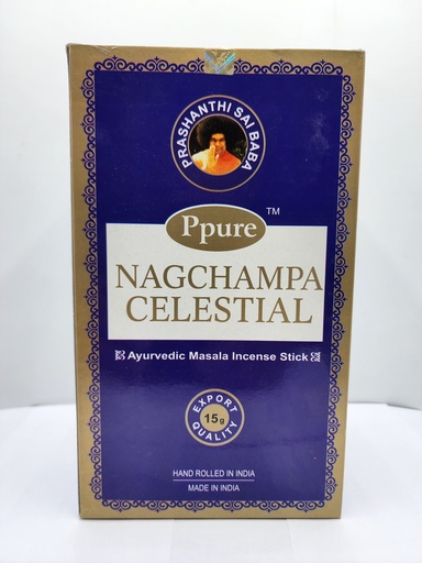 [AF0017-CelestialBlue] Nag Champa Ppure 15 gm - 12 ct. - Celestial Blue