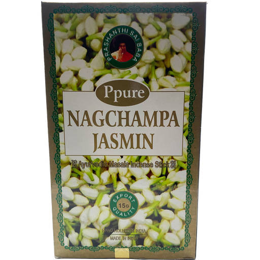 [AF020-Jasmine] Nag Champa Ppure 15 gm - 12ct - Jasmin