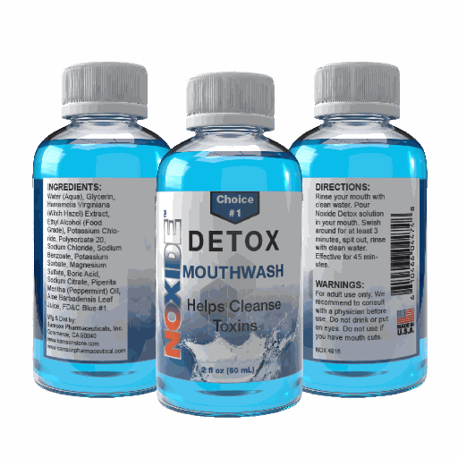 [VIT112] Noxide Detox Mouthwash 2oz 12ct box