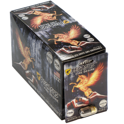 [Pill0013/Des] Pegasus Fire Desire - 1 Pill/Card - 24 Cards/Box FDA Registered