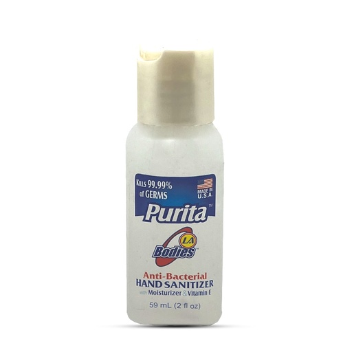[HI051] Purita La Bodies Hand Sanitizer 2 Fl Oz. Round Bottle 1 ct. No Exchange or No Refund