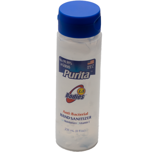 [HI005-1] Purita La Bodies Hand Sanitizer 8oz 1ct. Blue Cap .No Exchange or No Refund