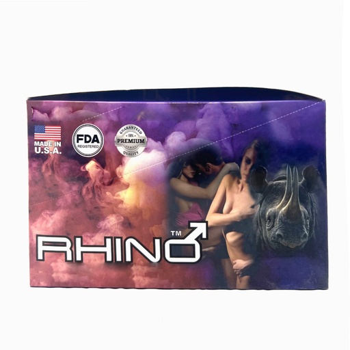 [Pill0017/DLX] Rhino Double Libi XX 1 Pill/Card - 24 Cards/Box FDA Registered