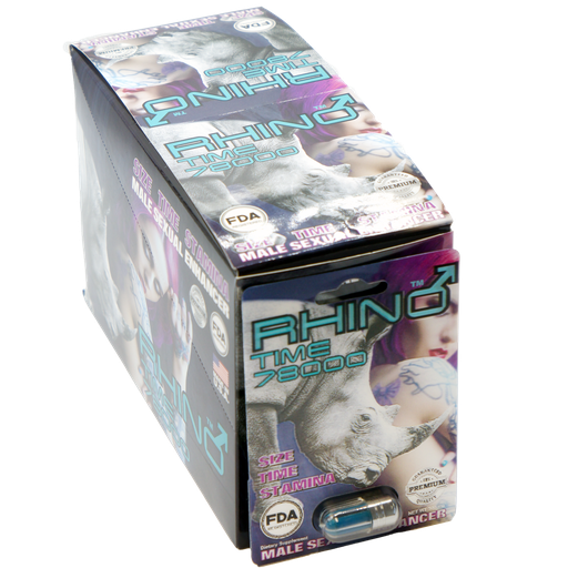 [Pill0022/78000] Rhino Time 78000Mg 1 Pill/Card - 24 Cards/Box FDA Registered