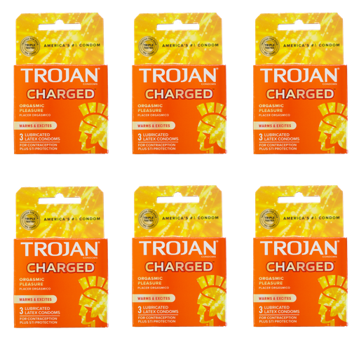 [CON039] Trojan Charged 3/Pack - 6 Packs 95701