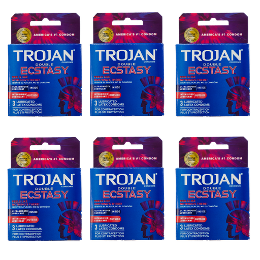 [CON000] Trojan Double Ecstasy 3/Pack - 6 Packs 01961