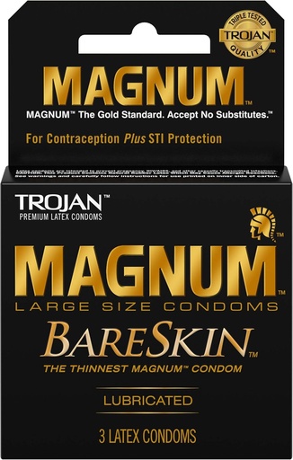 [CON001] Trojan Magnum Bareskin 3/Pack - 6 Packs 22888