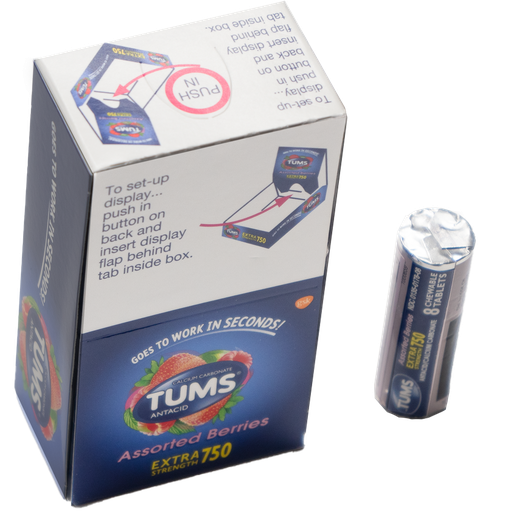 [CAN034] Tums Antacid 750 Extra Assorted Berries 12ct pack